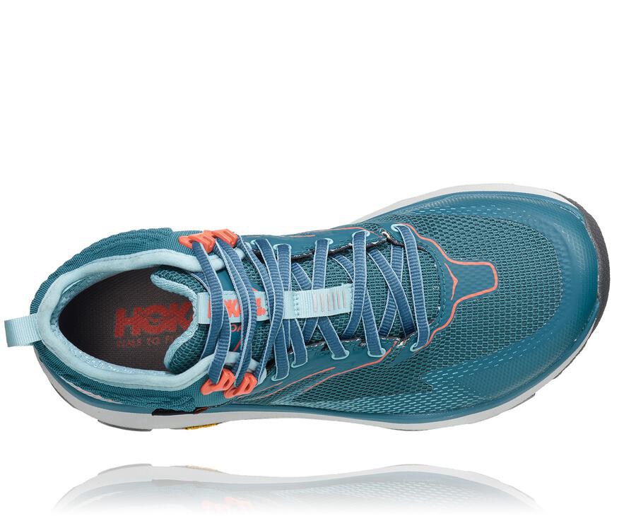 Sapatilhas Hoka One One Feminino Turquesa - Toa Gore-Tex - 378-EYPIDB